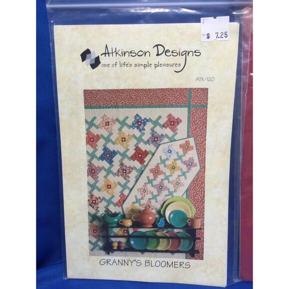 Vintage 90s Quilting Pattern and Instructions lot of 9 - Picture 5 of 10